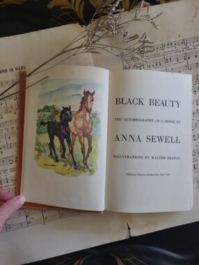 Black Beauty, Anna Sewell, Hardcover Children's Classic 1954